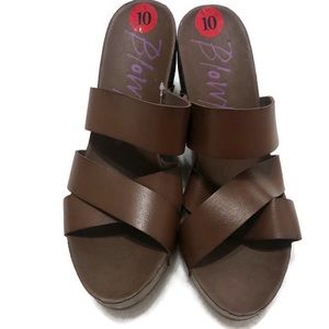 NWOT-Blowfish Womens Cork Wedge Sandal Size 10